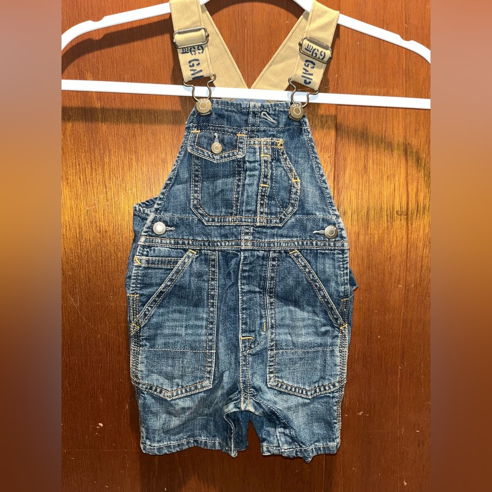 Gap 6-12 months Denim Overalls